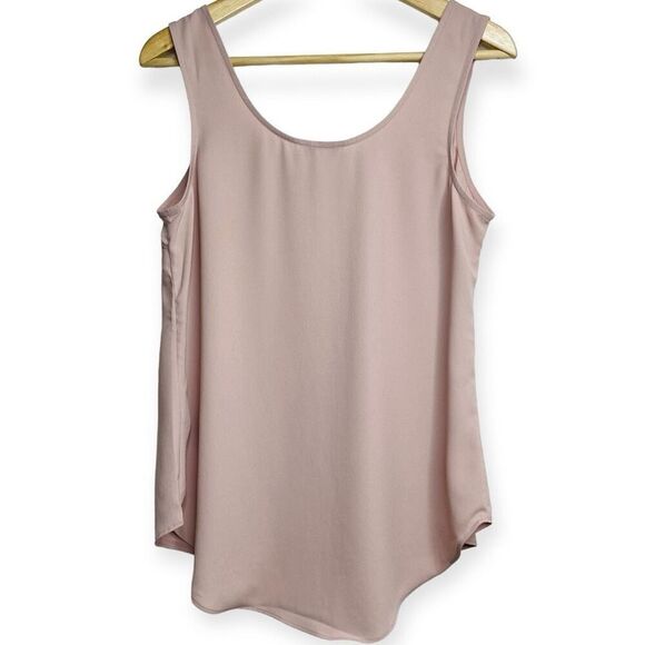 Daily Ritual Sleeveless Shell Blouse Tank Top (Blush Pink) - 6 - Picture 1 of 8